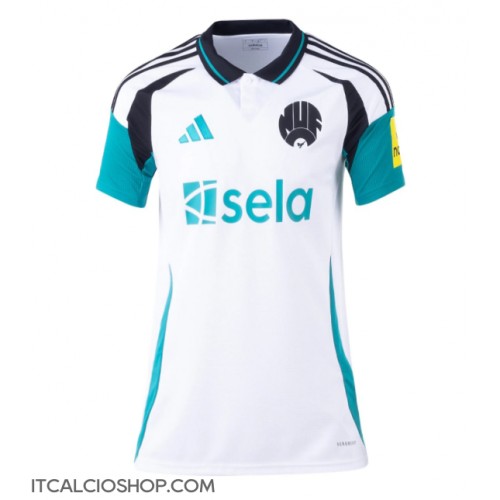 Newcastle United Alexander Isak #14 Seconda Maglia Femmina 2024-25 Manica Corta